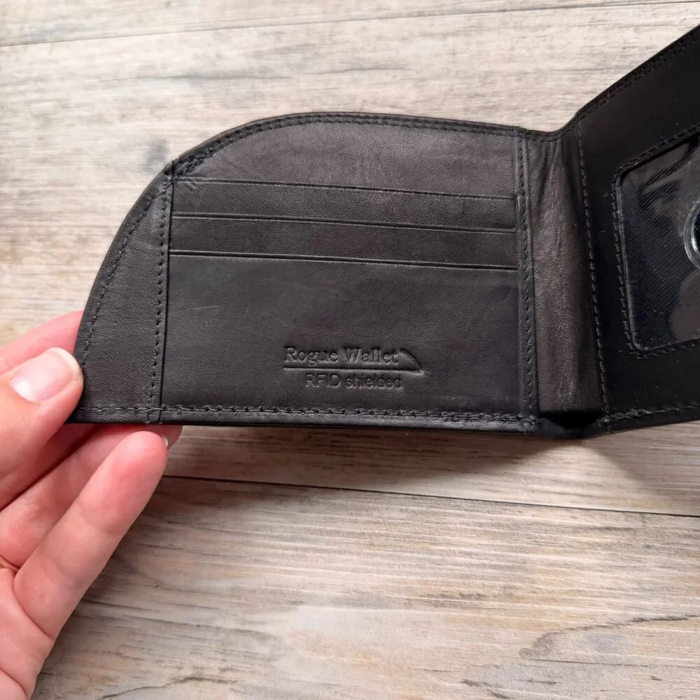 Rogue Front Pocket Wallet Classic Made in Maine RFID Blocking Leather Minimalist